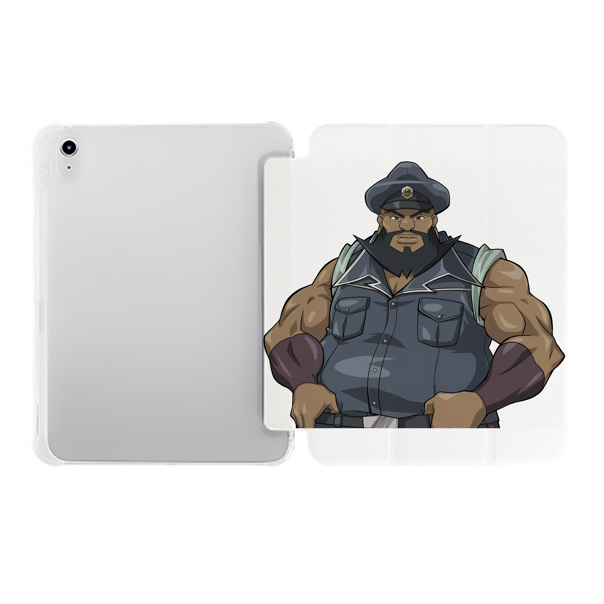 （画像用） 遊☆戯☆王 Yu-Gi-Oh! IPad ケース ペン収納付き 三つ折りスタンド PUレザー×シリコン 対応機種9.5/10.5/10.9インチ